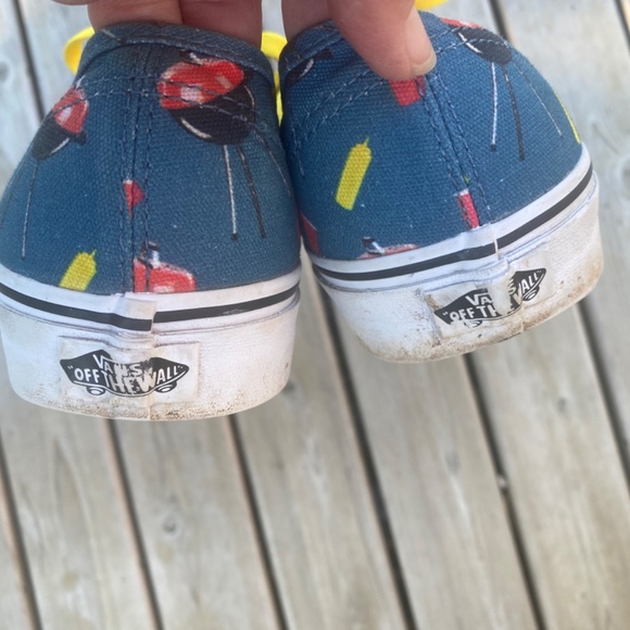 Vans Authentic Pool Vibes Cookout Summer BBQ Shoes Mens 11 Canvas Deck Shoes - Picture 8 of 12